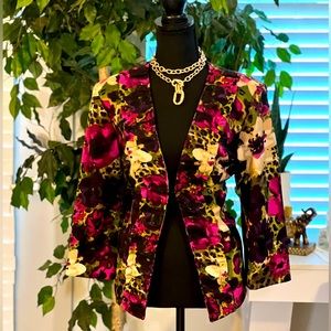 Floral blazer
